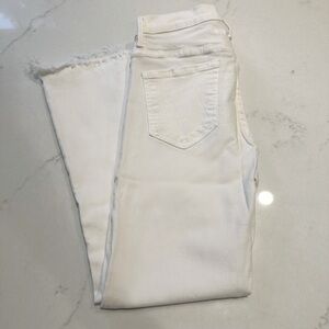 Mother White Denim